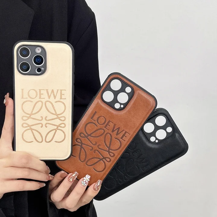 ロエベ iphone17ケース レザー