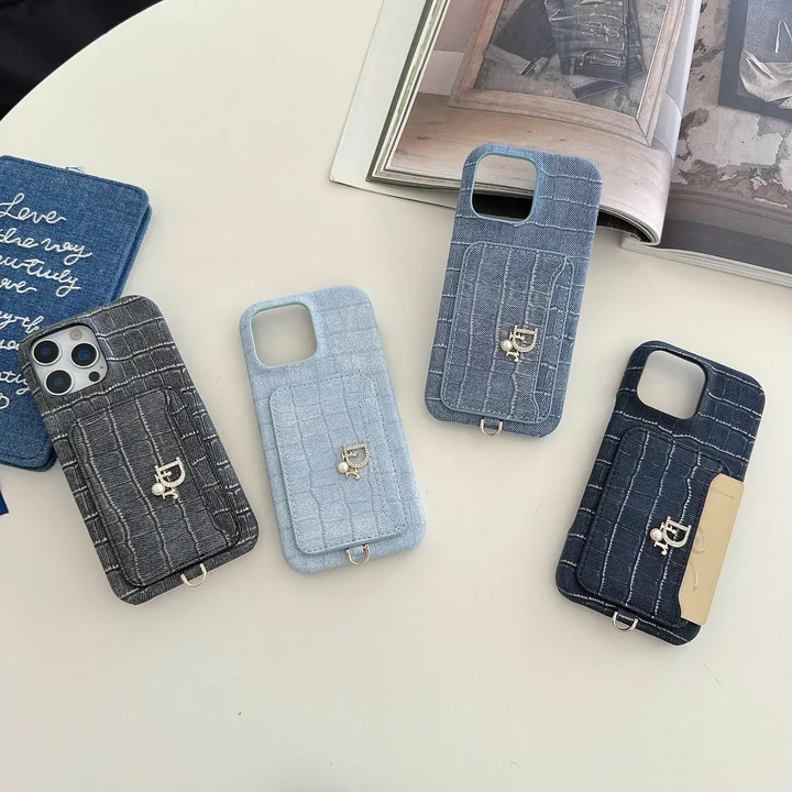 ディオールiphone17proケース デニム